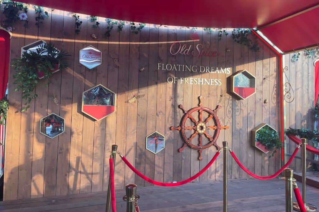 Old Spice Set Up - Tomorrowland Camping
